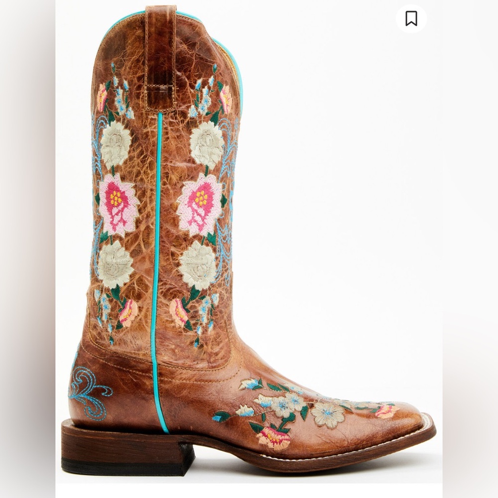 MACIE BEAN Rose Garden Western Embroidered Cowboy Boots Size 9